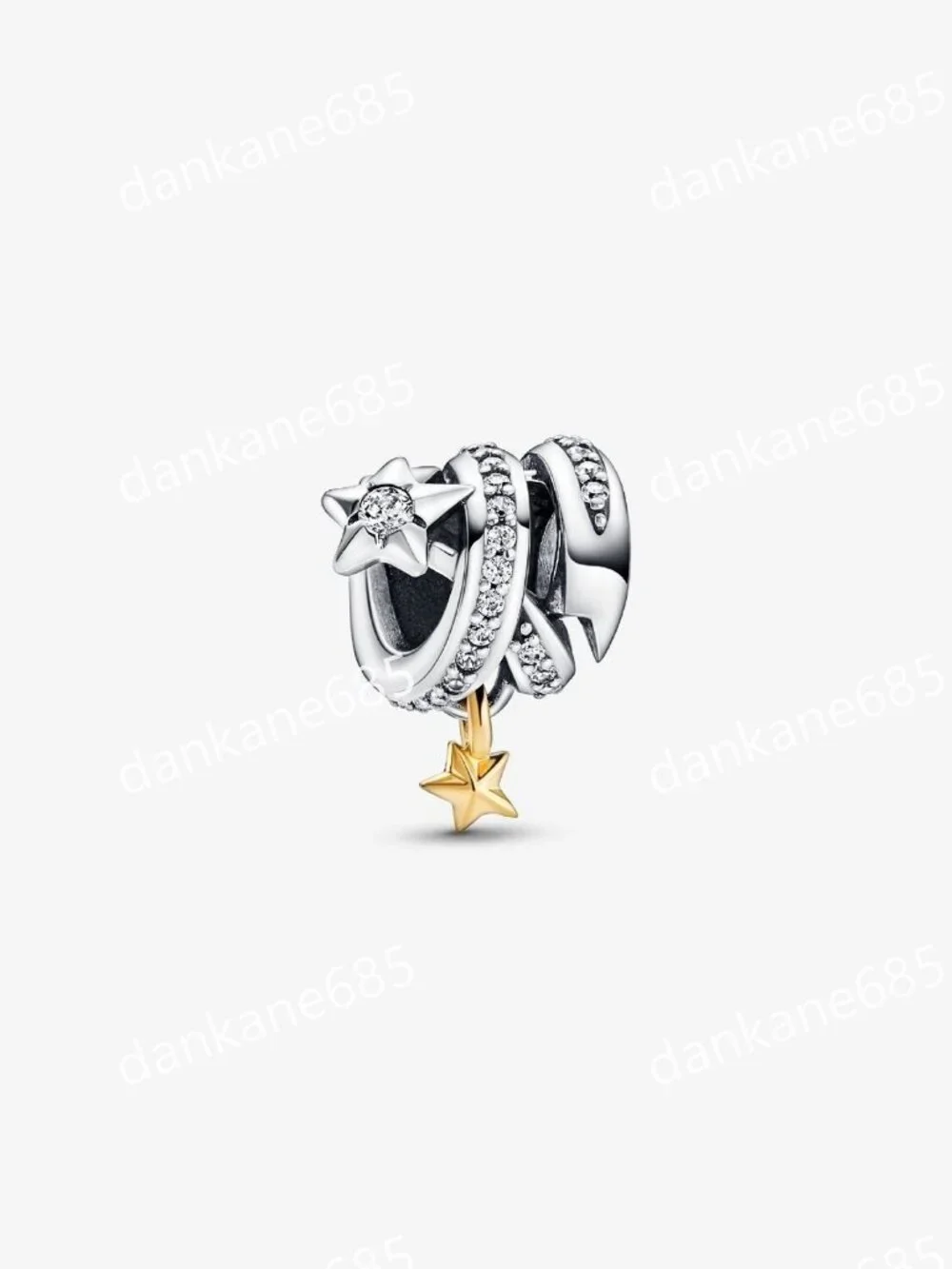 Pandora Shooting Star Spiral Charm